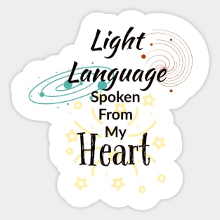 Light language Sticker